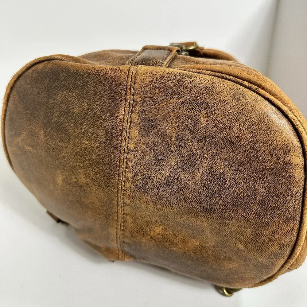 Scully Aero Squadron Vintage Leather Convertible Sling/Backpack Shoulder Bag